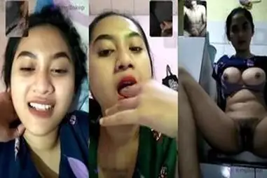 Gadis Dinda Superindo Live VCS Pamer Memek
